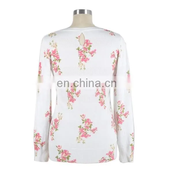 Exquisite latest design ladies ugly christmas print women sweater