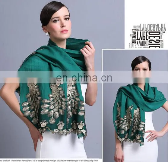 noble 100%wool pashmina scarf