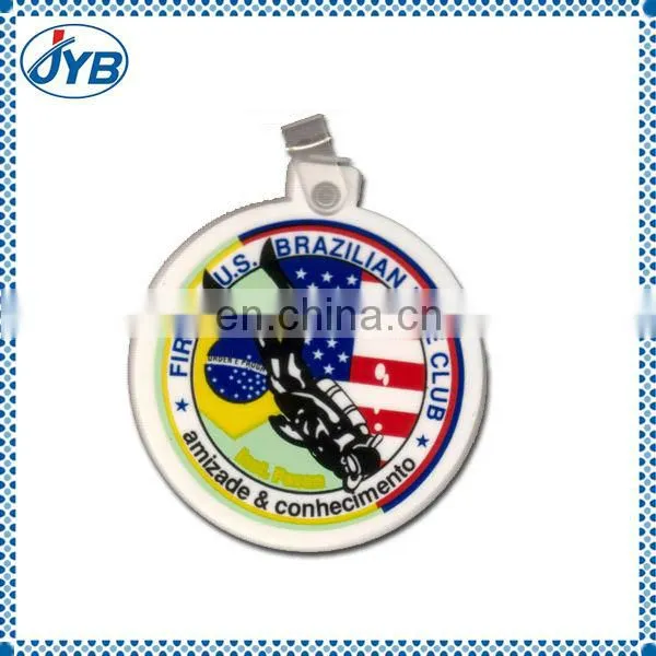 Promotional Shining Fake Gold plating wedding gift key chain