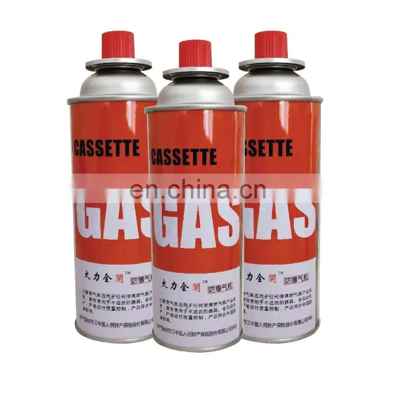 Butane gas cartridge aerosol valves for aerosol cans