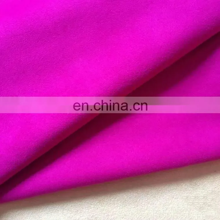2019 Wholesale 100% polyester sofa faux suede fabric for home textile