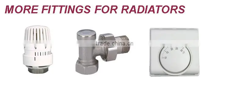 high quality aluminum radiator for floor heating system water pipe fittings radiators