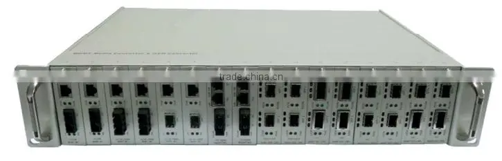 SFP to SFP,1FX+2TP manageable media converter