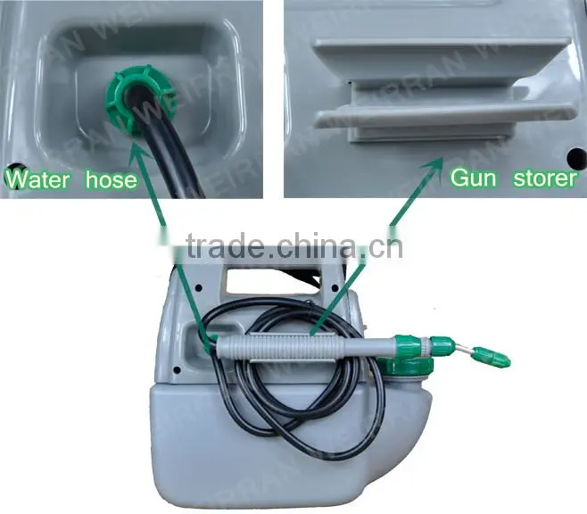 (84732) 5L garden yard sprayer, mist to jet spraying machine, electric grey food grade sprayer