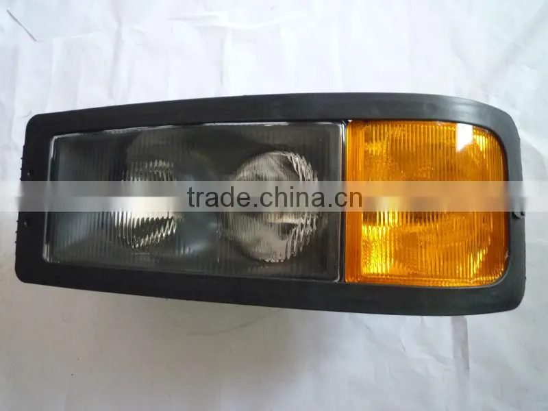 delong F2000 glass and Decorative pattern head lamp,delong F2000 head light,head lamp