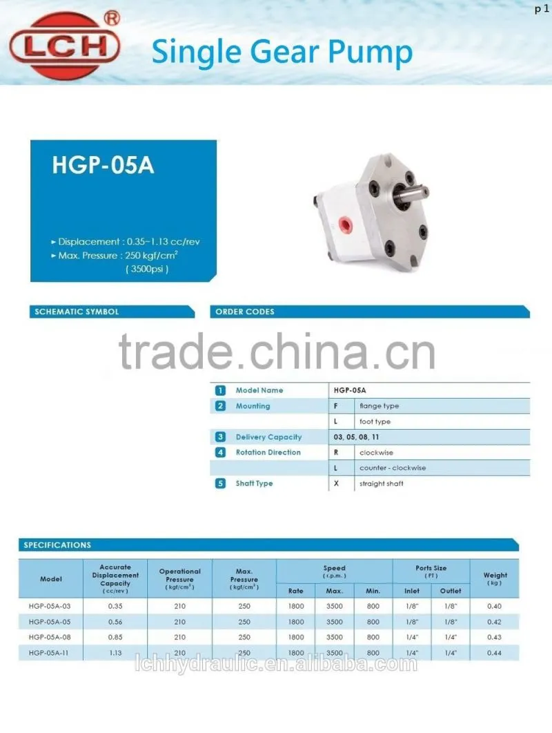 hot china products wholesale mini hydraulic pump