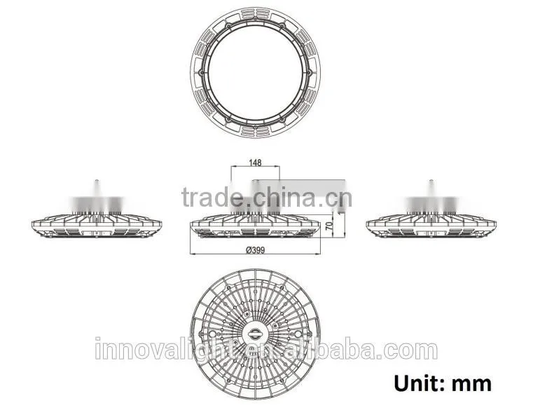 INNOVALIGHT 120Lm/W 0.95PF 150W Highbay LED Low Bay Light