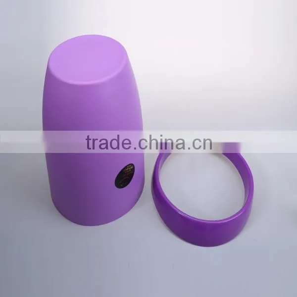 Colorful Elegant Plastic Trash Bin for office