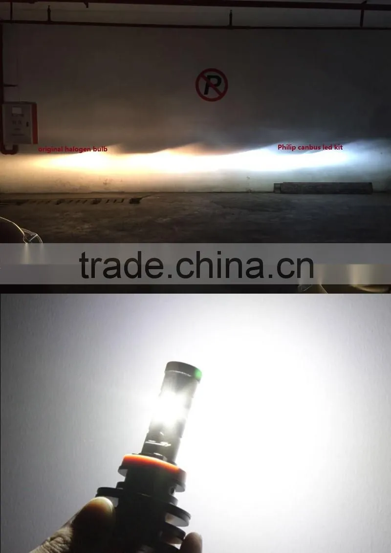 Shaen Hot Sale Led Headlight Conversion Kit 4500LM H7 LED Headlight with Canbus Function