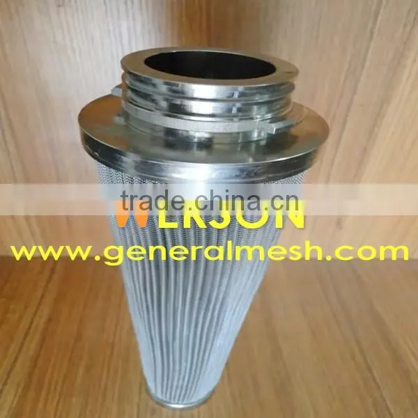 hydac filter cartridge, pleated filter cartridge in 316 s.s mesh