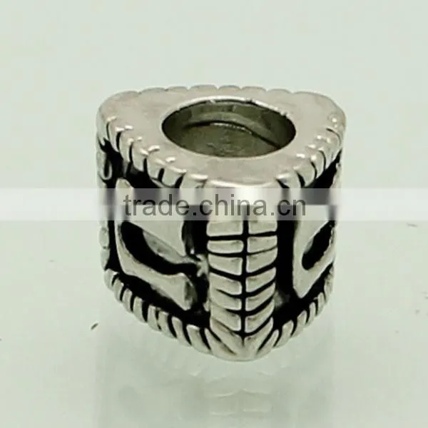 stainless steel metal alphabet Letter Beads