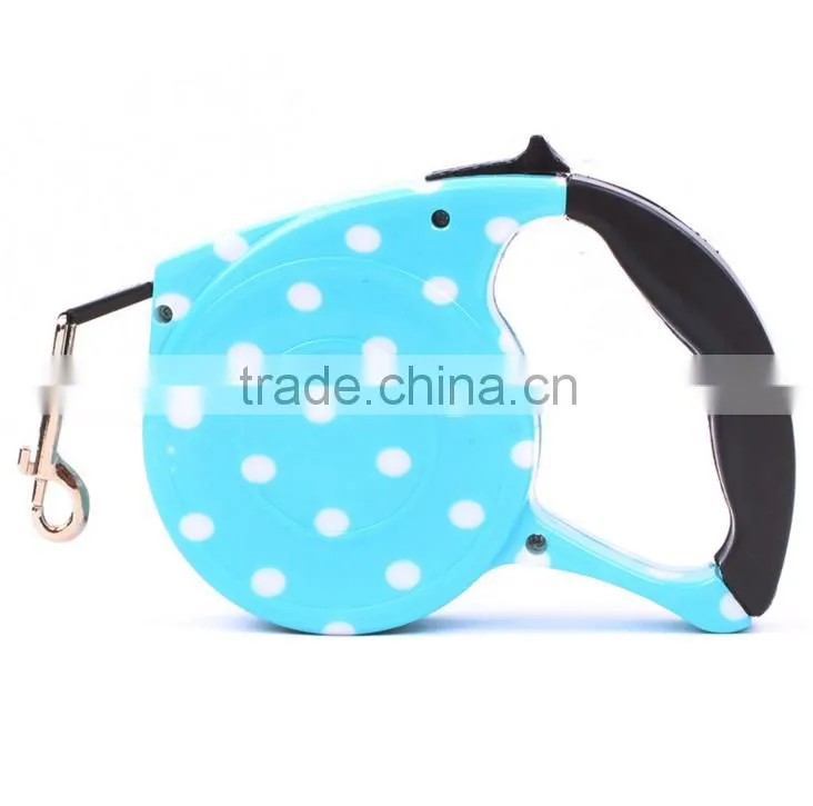 Color TPE friendly stock automatic retractable drawing Line best retractable dog leash