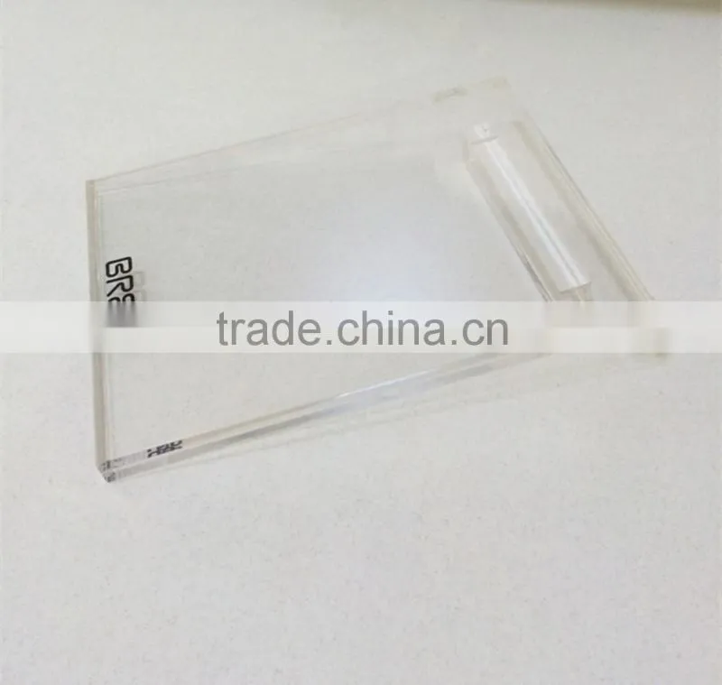 Acrylic Price Tag Holder Stand Clear Acrylic Sign Holder Desk Label Leaflet Holder RSH004