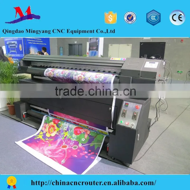 1.8m sublimation direct printing on flag printing machine