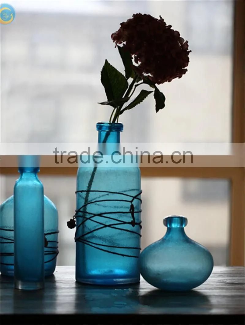 long glass vases modern style