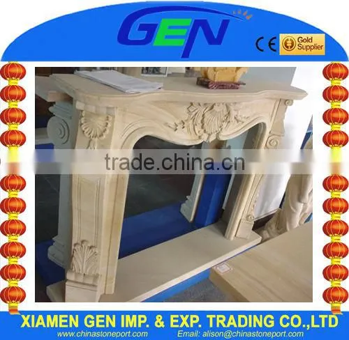 Beautifully carved marble fireplace design