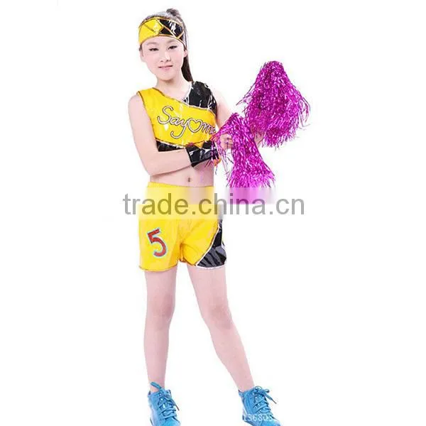 Wholesale New jazz Christmas dance costumes for girls and boys group cheerleading uniform