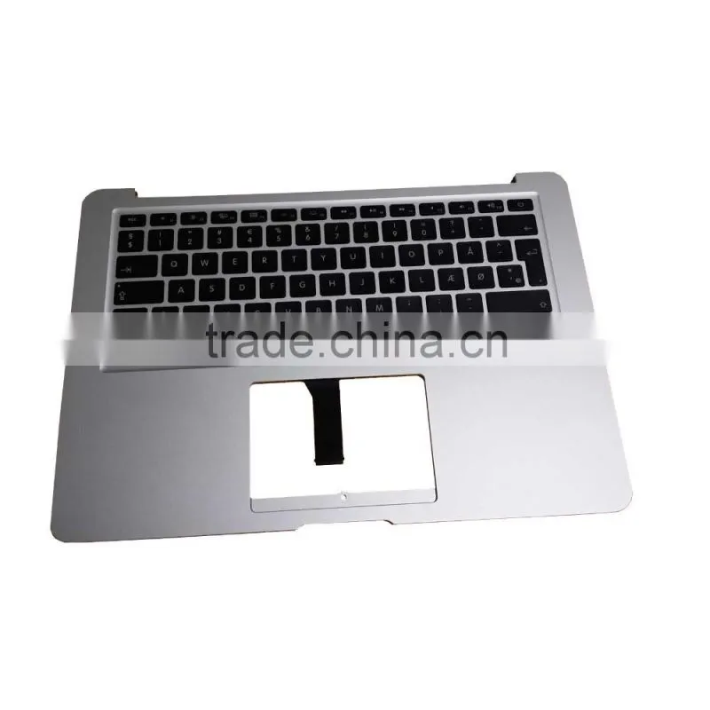 Hot selling 2015 Danish layout For Apple MacBook Air 13" A1466 Top case with keyboard