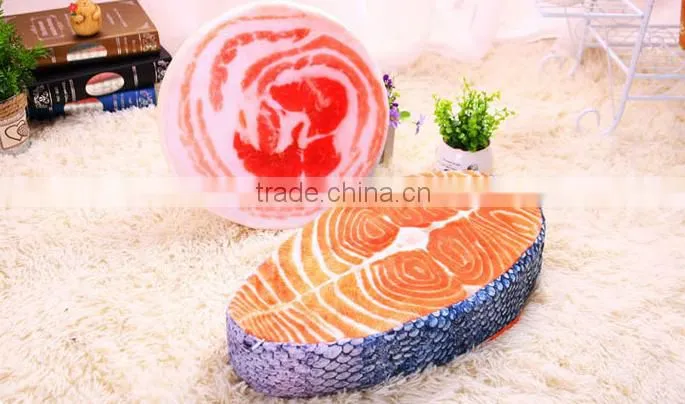 New Design Different Shapes Cute Plush Cartoon Fish Pillow Wholesale