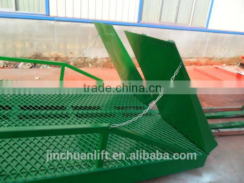 Loading ramp 10 Ton stable hydraulic mobile yard loading ramp