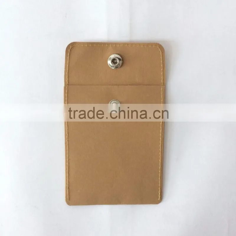 2016 new washable kraft paper bag IC ID card holder