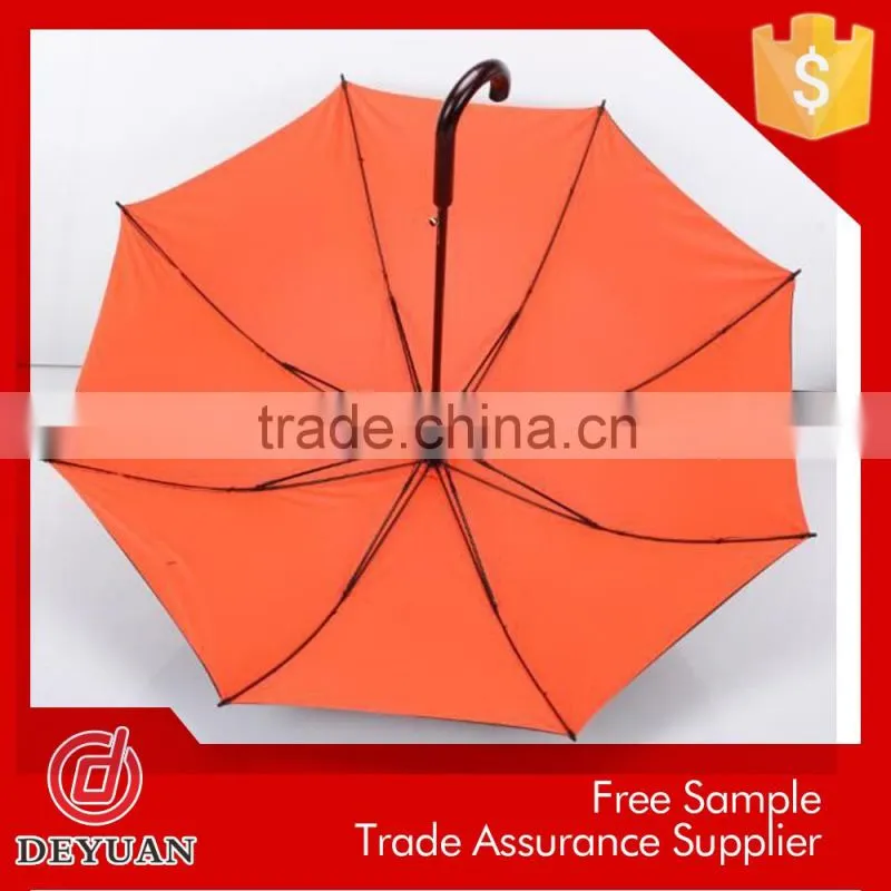 latest fashion dresses custom straight deluxe wooden umbrella