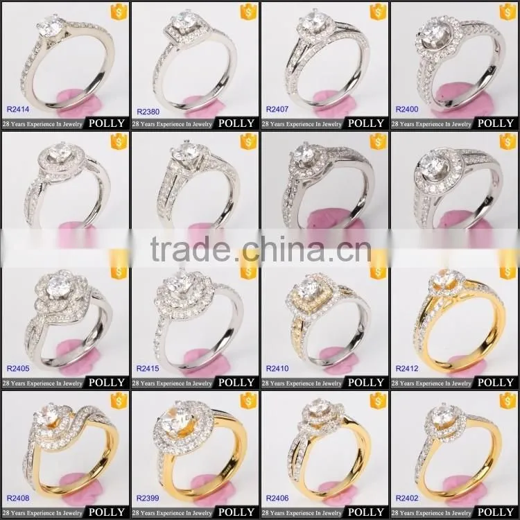 Guangzhou factory OEM/ODM big stone ring designs for women