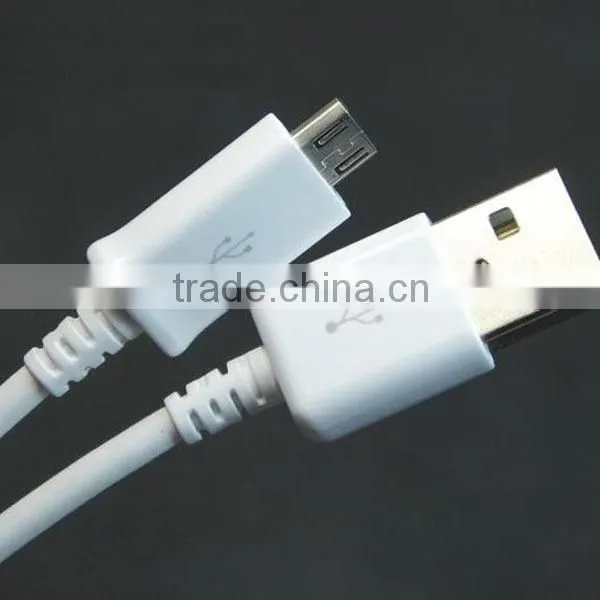 Wholesale Micro USB Cable White Black 1M 3ft Data Cable for Android Phone