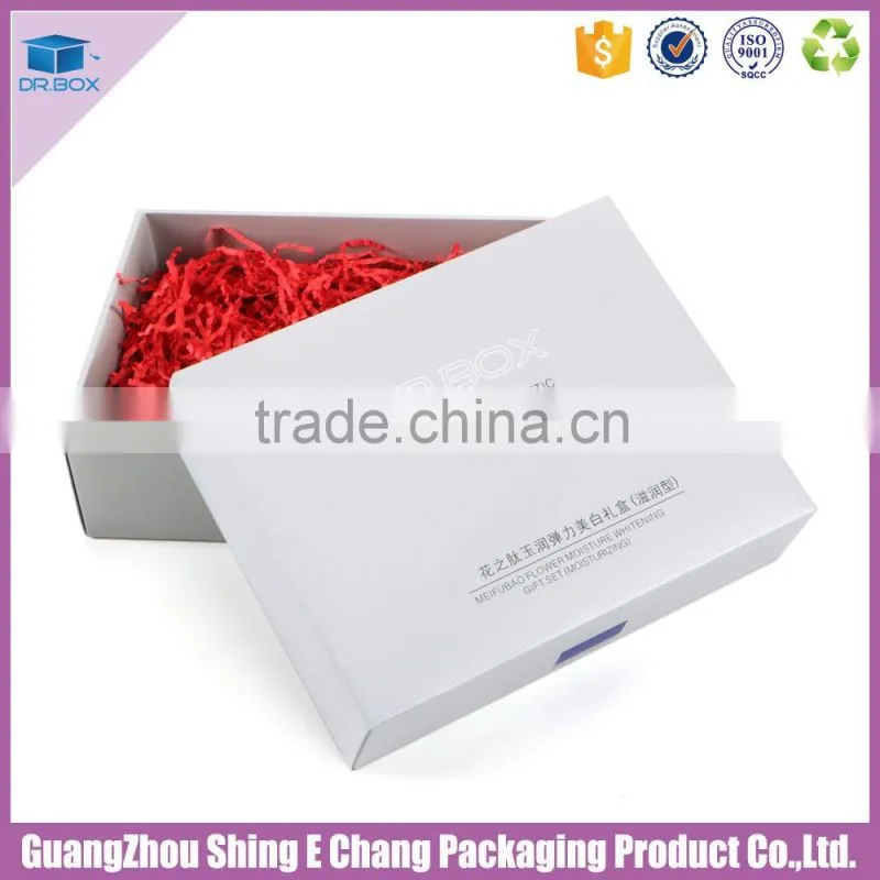 Recyclable paper cosmetics packaging,cosmetic packaging box
