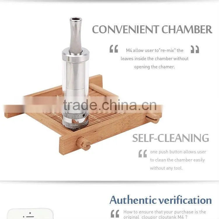 2014 hot air flow control self cleaning cloupor cloutank m4