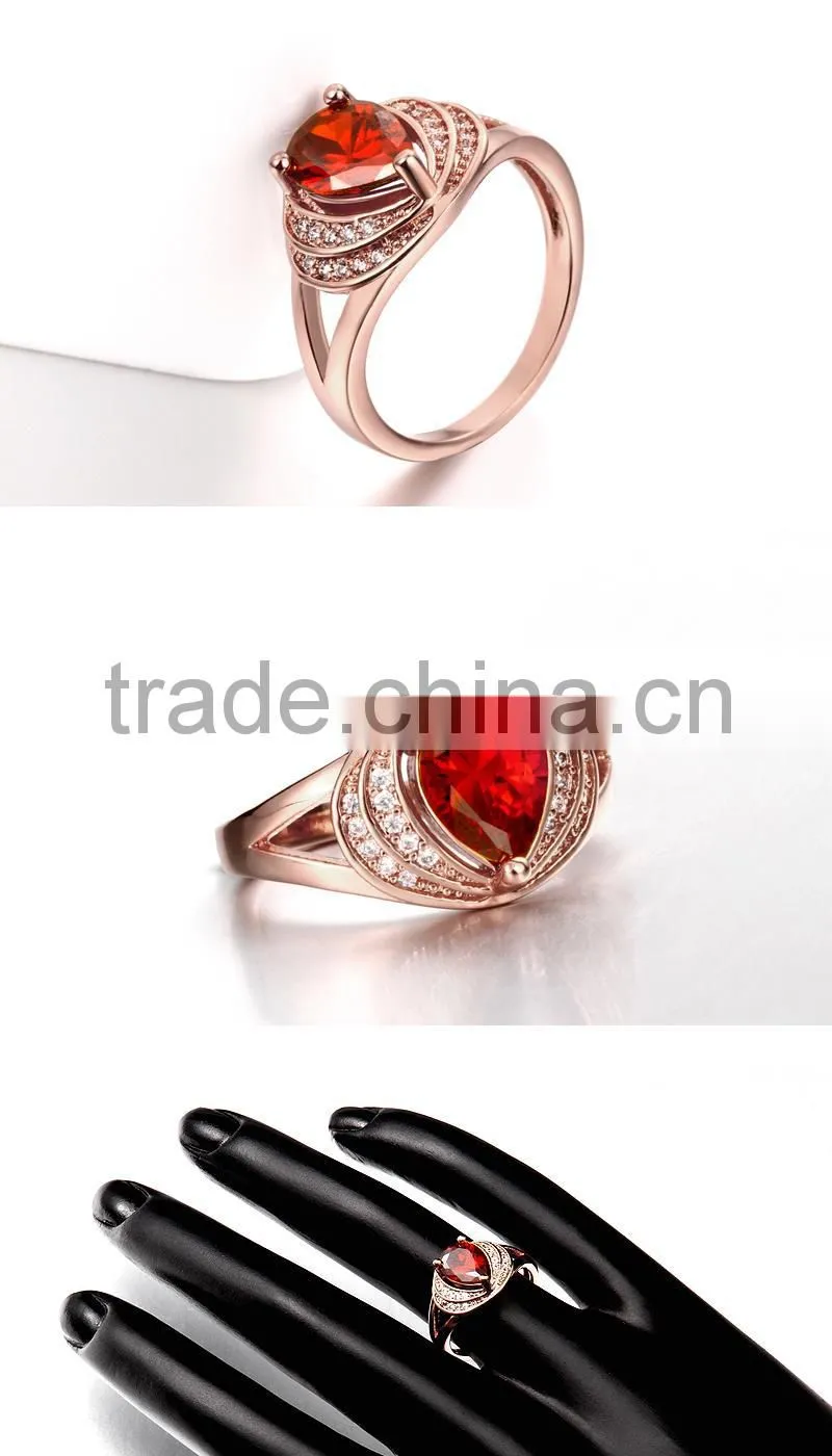 2015 new big stone rare gemstone ring design mens