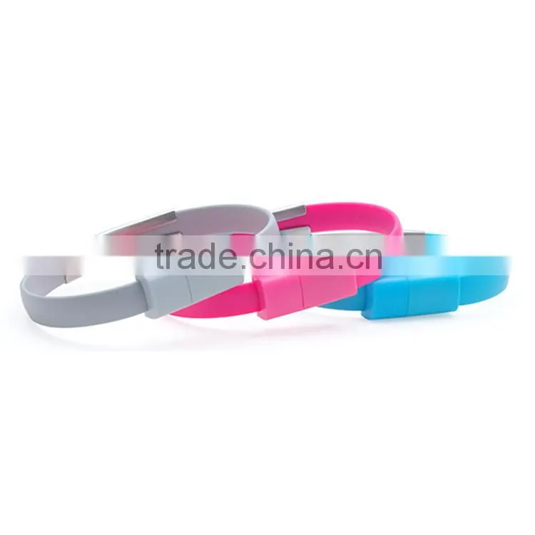 Fashionable and Creative Wristband Micro usb Data transfer & Charging cable for Android