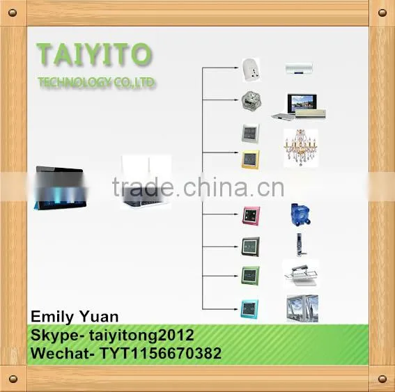 TAIYITO High quality colorful touch screen switch for smart home automation system