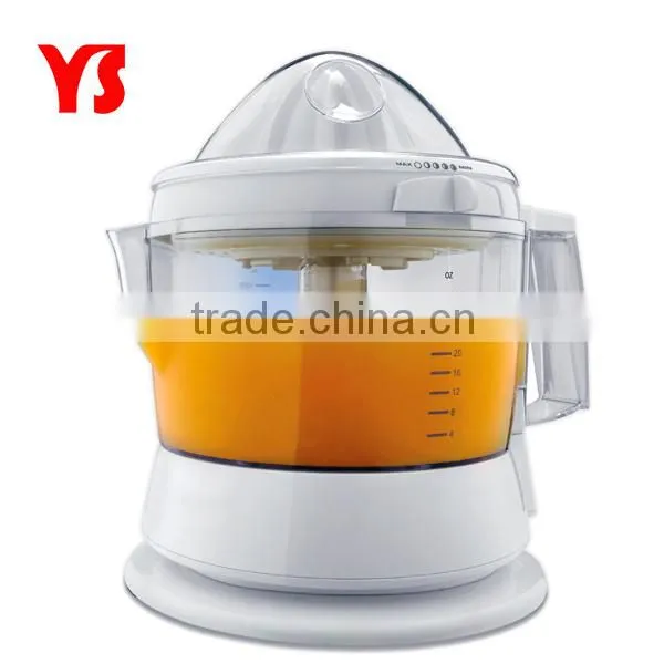 white green color manual plastic orange juicer