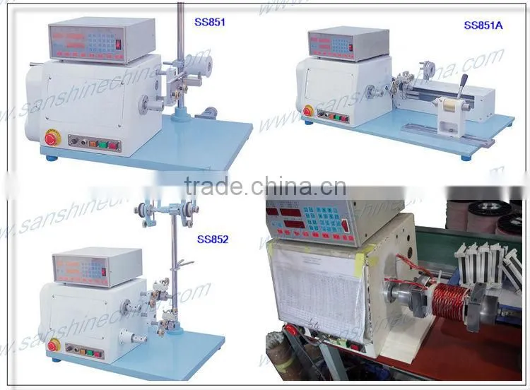 (SS85X) Automatic high torsion thick wire coil winding machine