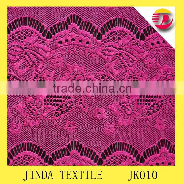 blue nylon stretch crochet fabric with top quality #lt5909