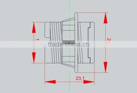 G9 The outer tooth wire inserting type lamp holder