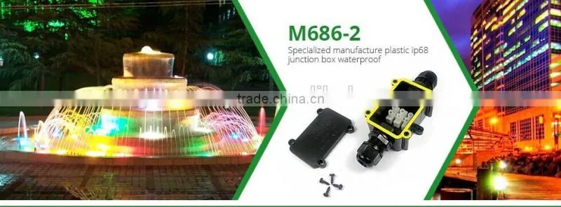 China offer tuv 2 hole outdoor waterproof junction box ip68