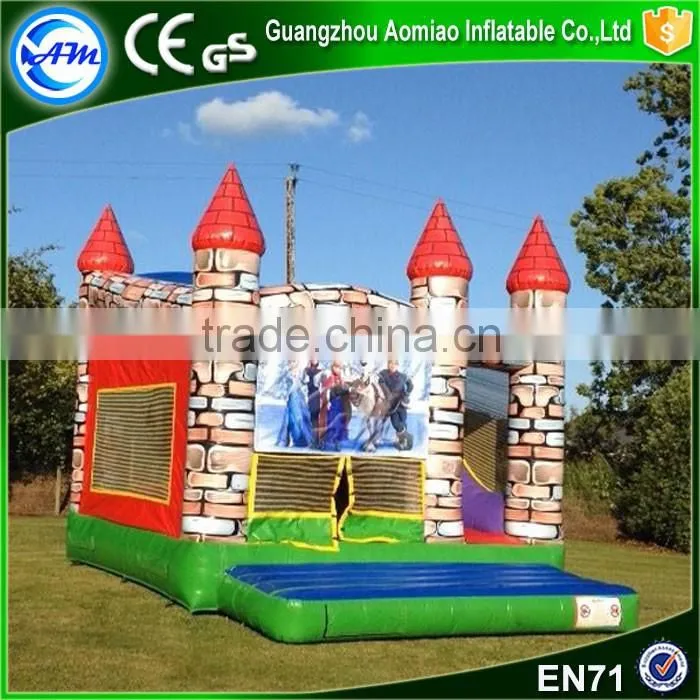 Hight quality commercial inflatable princess jumper cheap bouncy castle frozen bouncer for party