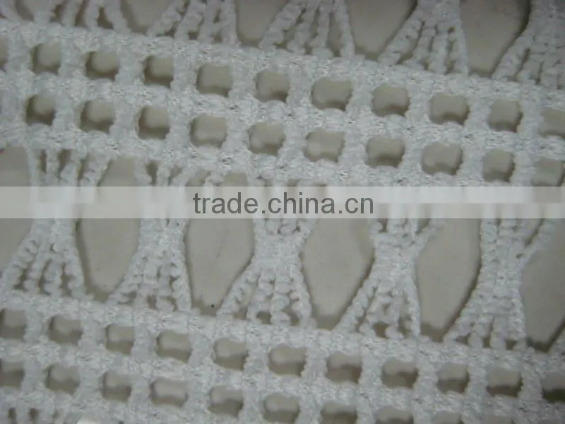 poly lace valance fabric