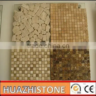 chinese cheapest top quality multi color shape premium mosaics tiles