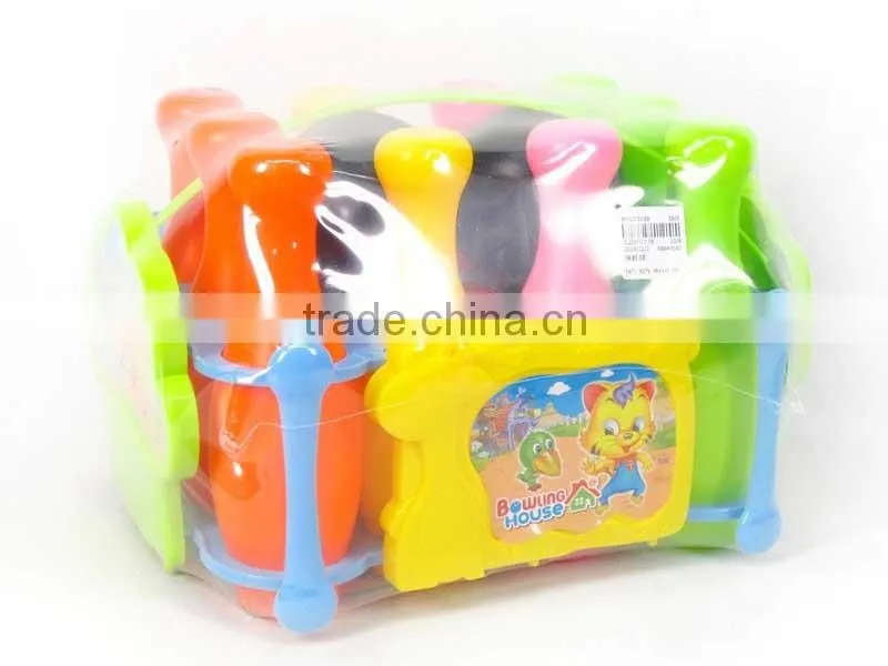 Hot sport Plastic bowling pins/bowling ball, bowling games for Wholesale for children, EB034168