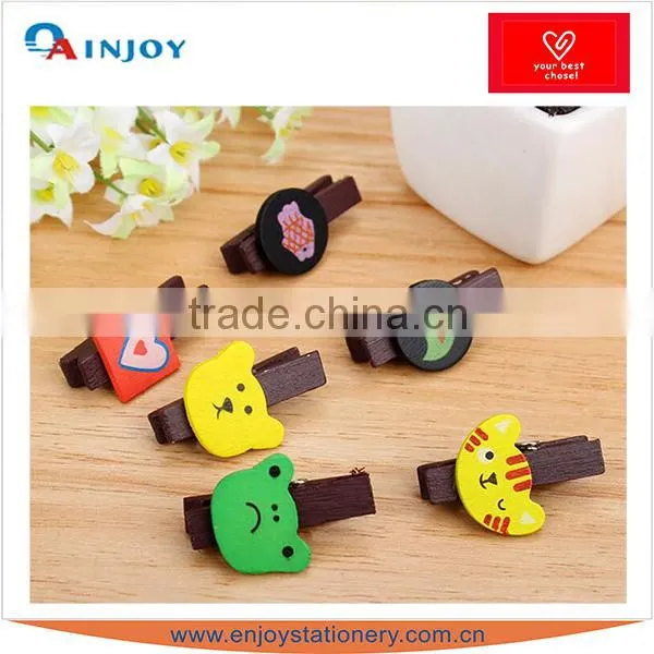 wooden memo clip holder memo clip