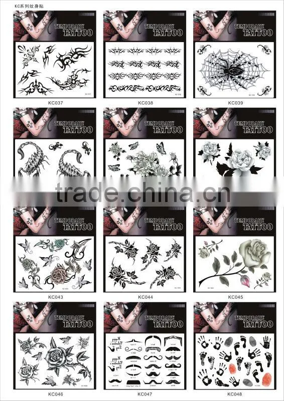 tattoos wholesale 175 kinds of design halloween sticker