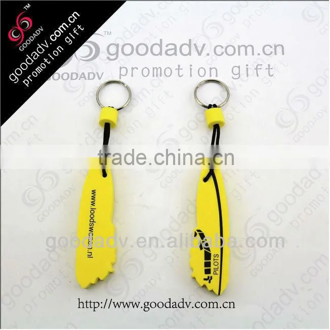 Hot selling ship shape keychain custom EVA keyring