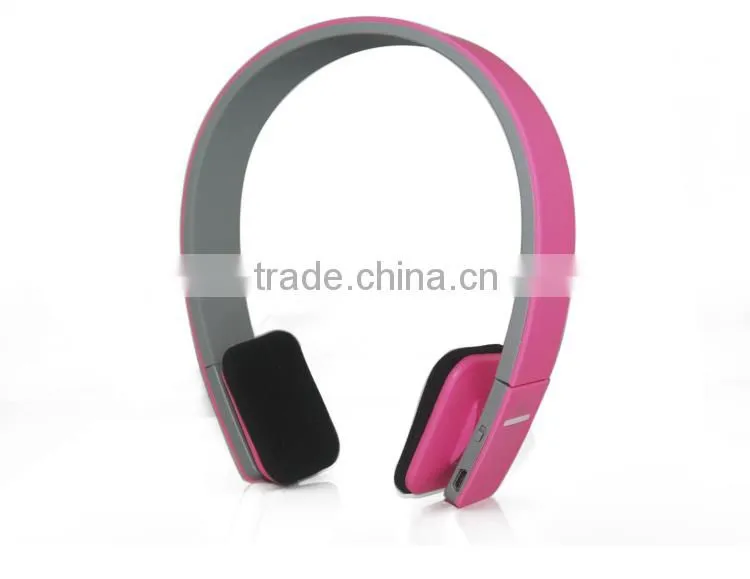 Noise Reduction Stereo Handfree Wireless Bluetooth Headphset for mobile phone