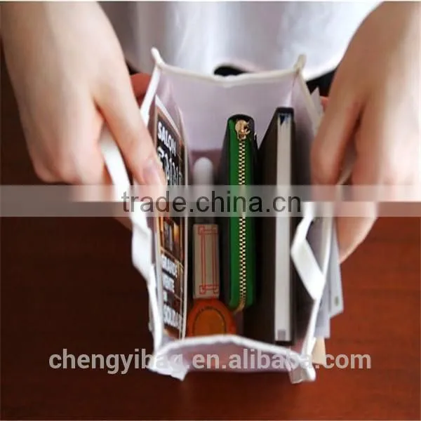 fashion women clear plastic tote bag