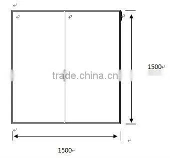 Plastic window- Conch UPVC Profiles for 83 sliding series