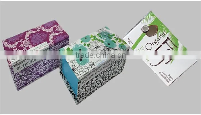 Custom Printed Retail Brown Craft Paper Soap Packaging Box