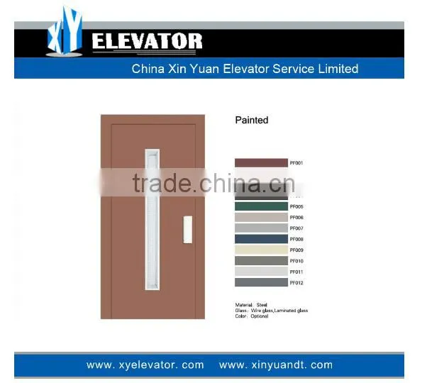 large view elevator swing door
